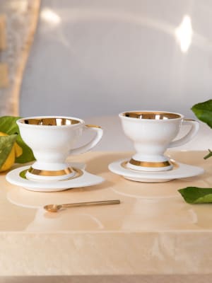Taza de Té & Platillo “Luna