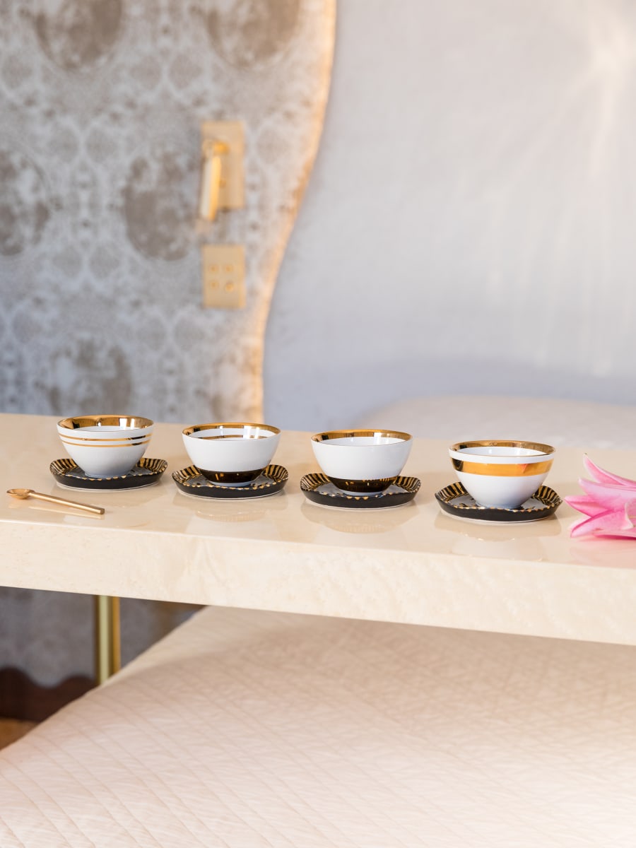 Taza de Café & Platillo “Linea II” 4 unidades4