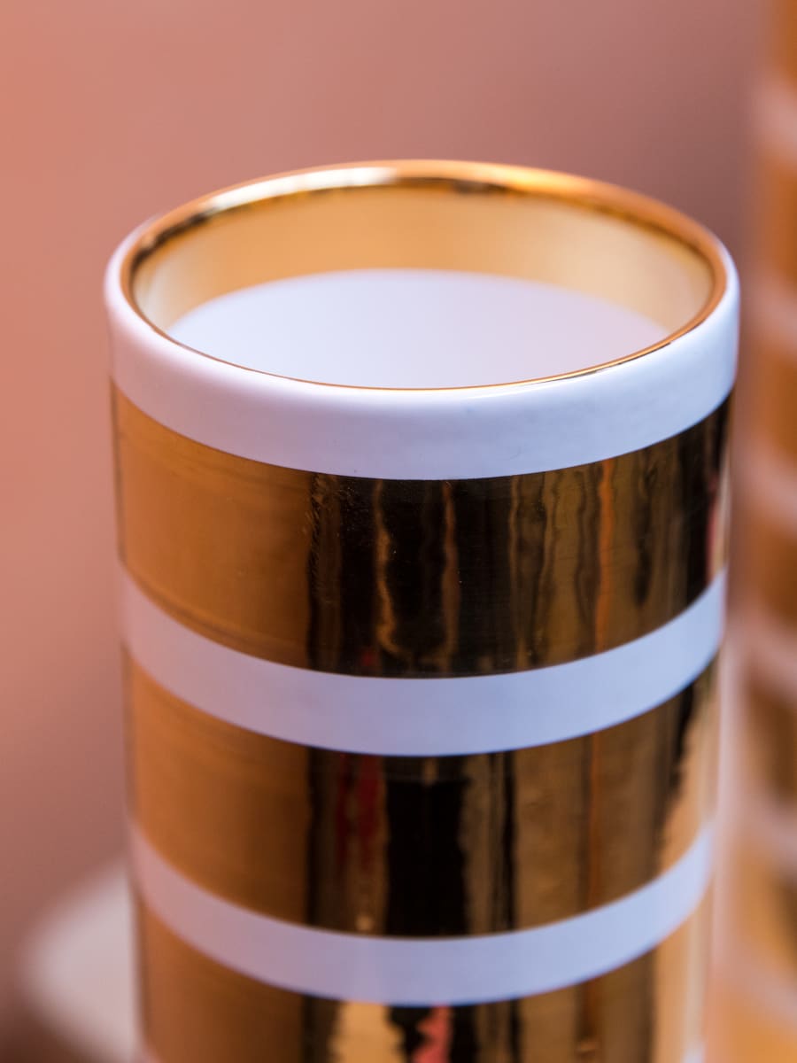 Cilindro Blanco / Oro2