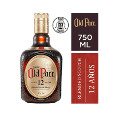 Whisky Old Parr 12 Años 40° 750 cc