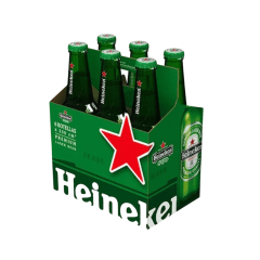Pack 6 un. Cerveza Heineken Lager 5.0° 330 cc
