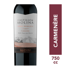Vino Castillo de Molina Gran Reserva Carmenere 750 cc
