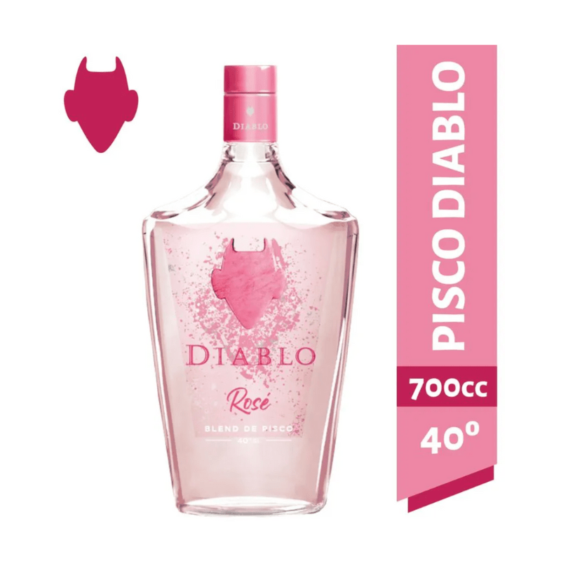 Blend de Pisco Diablo Rosé 40° 700 cc