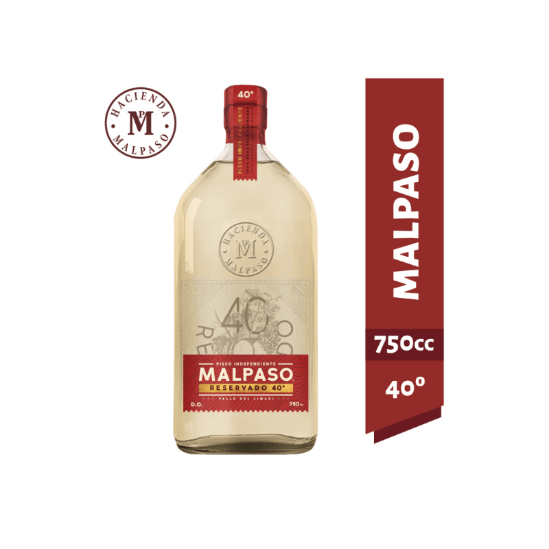 Pisco Mal Paso 40° 750 cc