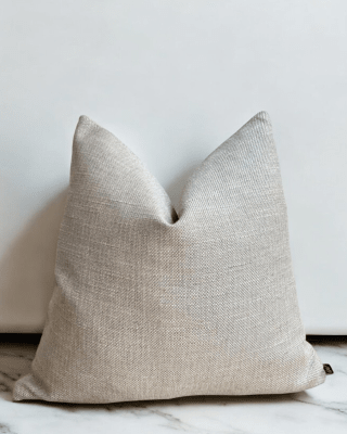 FUNDA DE COJÍN FLANDES SAND GREIGE