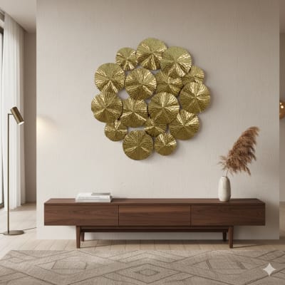 ESCULTURA PLACA DE PARED FLOWER