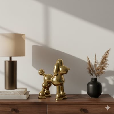 ADORNO PERRO POODLE DECOR