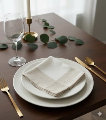 SERVILLETA DE TELA NATURAL
