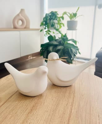 JUEGO DE PAJARITOS IVORY