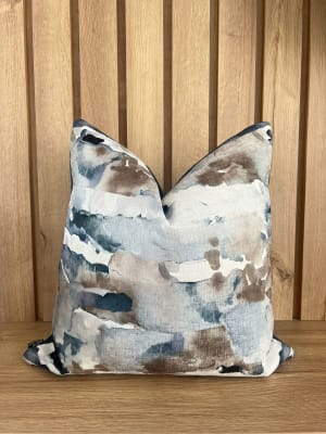 FUNDA DE COJÍN AQUARELA BLUE