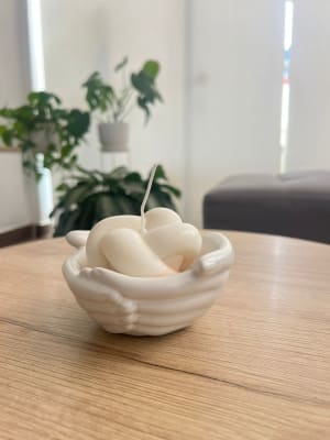 PORTAVELA CANDELABRO MANO