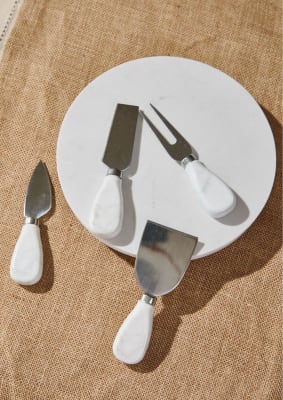 SET DE CUCHILLOS DE QUESO MÁRMOL