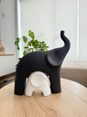ADORNO ELEFANTE MAMA Y BEBE