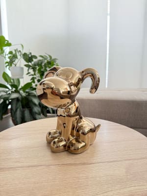 ADORNO PERRO DECOR DORADO