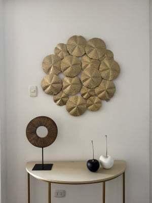 ESCULTURA PLACA DE PARED FLOWER