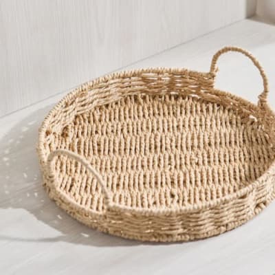 AZAFATE CANASTA TEJIDO NATURAL