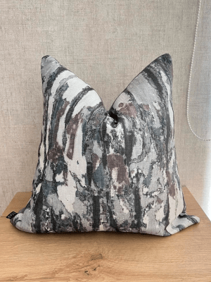 FUNDA DE COJÍN MARBLE GRAY BROWN