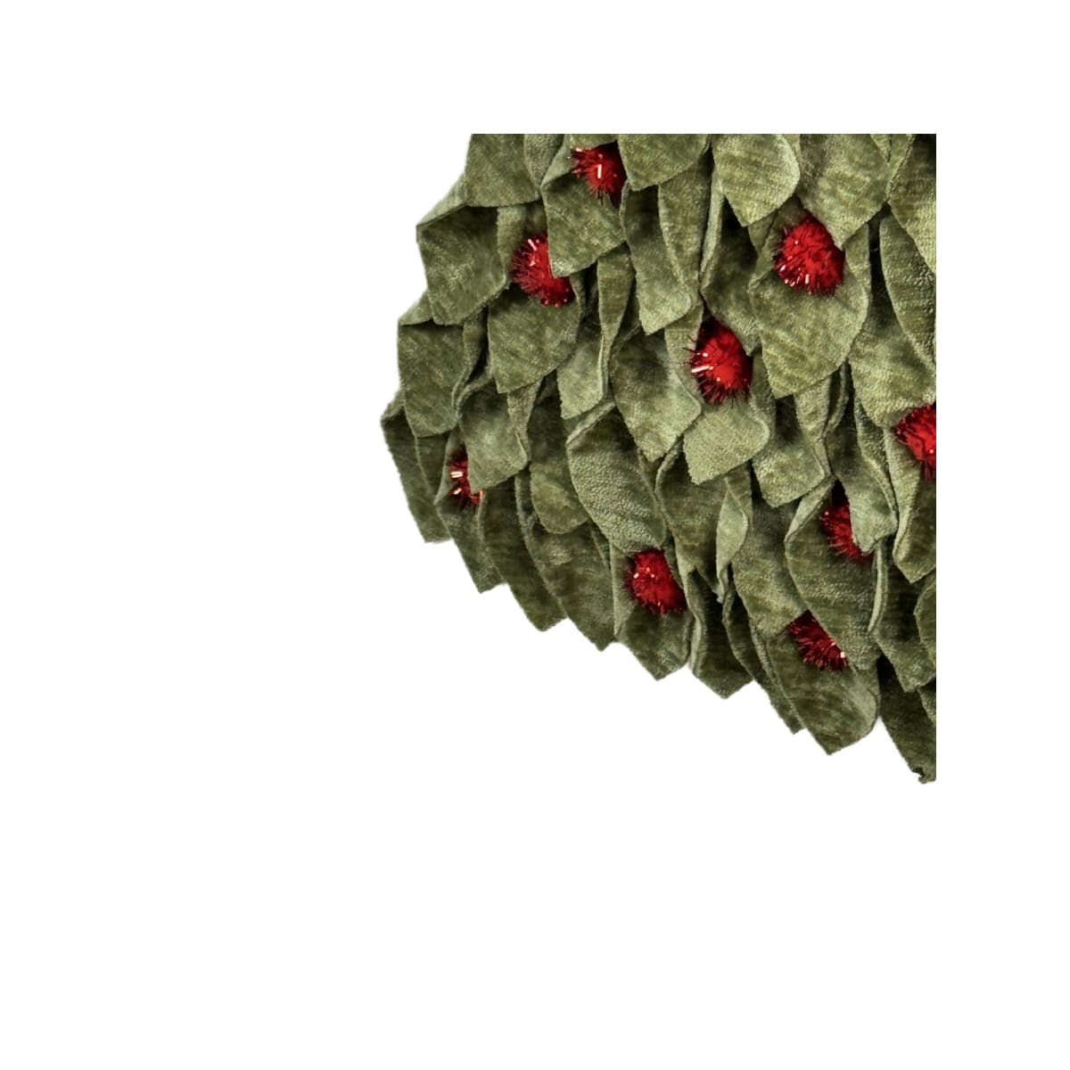 CAMINO DE MESA PINO 3D VELVET GREEN2