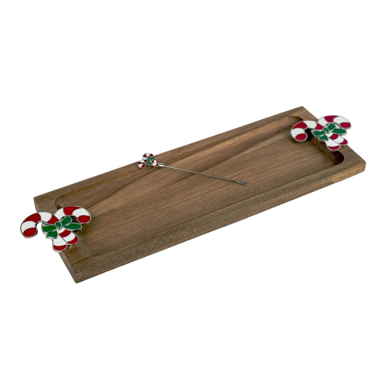 TABLA PARA QUESOS BASTÓN NAVIDEÑO CON PINCHOS4