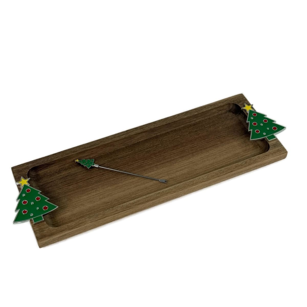 TABLA PARA QUESOS PINO NAVIDEÑO CON PINCHOS3