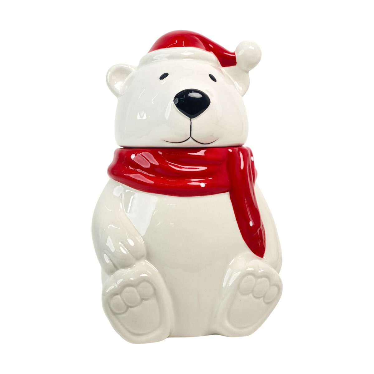 GALLETERO NAVIDEÑO DE CERÁMICA OSO POLAR2