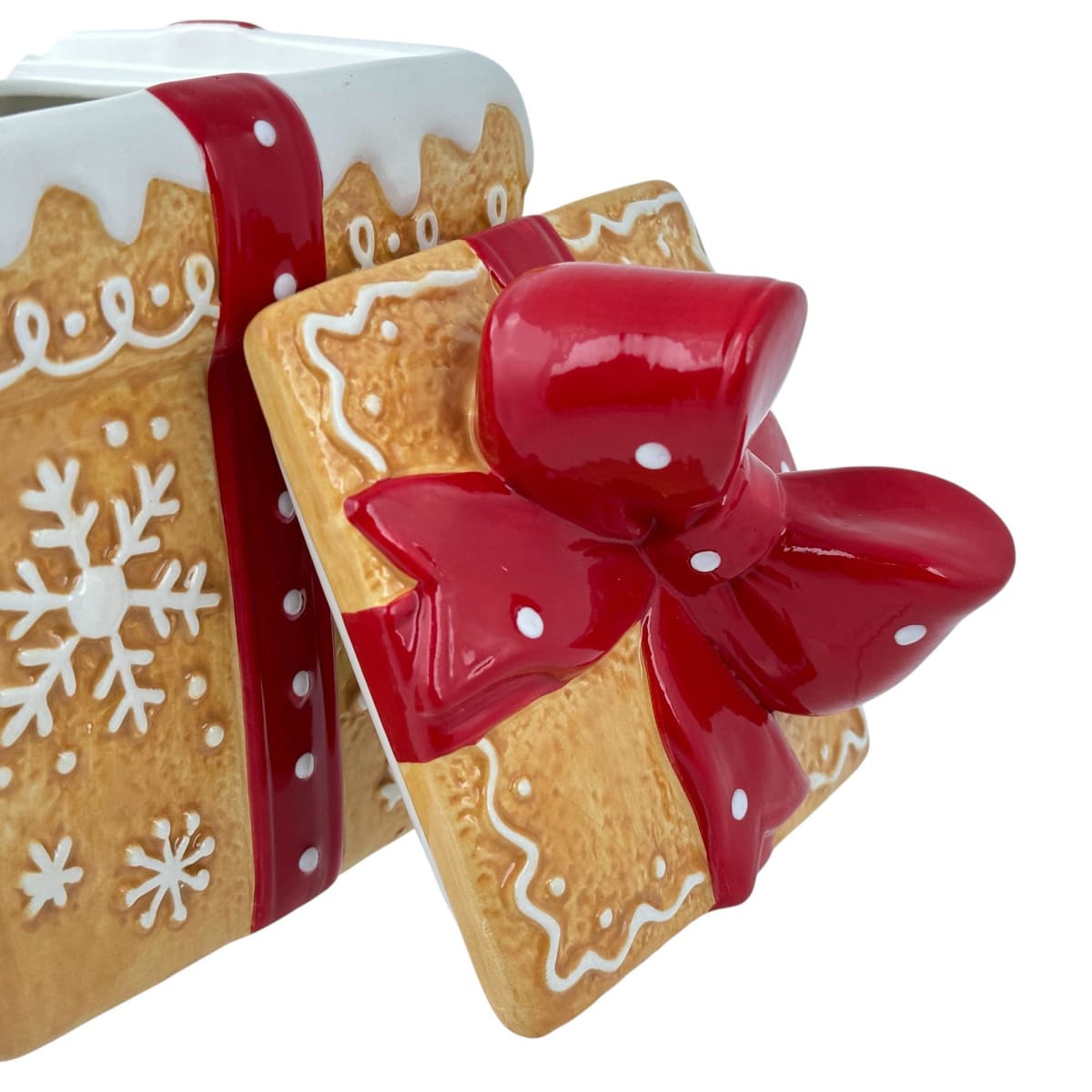 GALLETERO NAVIDEÑO DE CERÁMICA CAJA DE REGALO JENGIBRE2