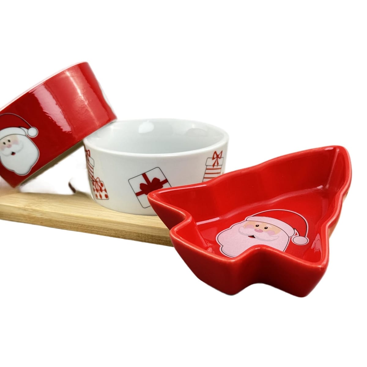 SET DE BOWLS PARA DIPS PAPA NOEL - NAVIDAD2