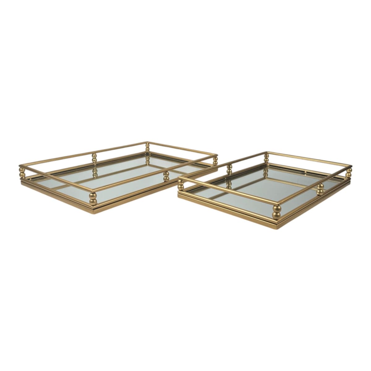 JUEGO DE BANDEJAS DECORATIVAS METÁLICAS GOLDEN4