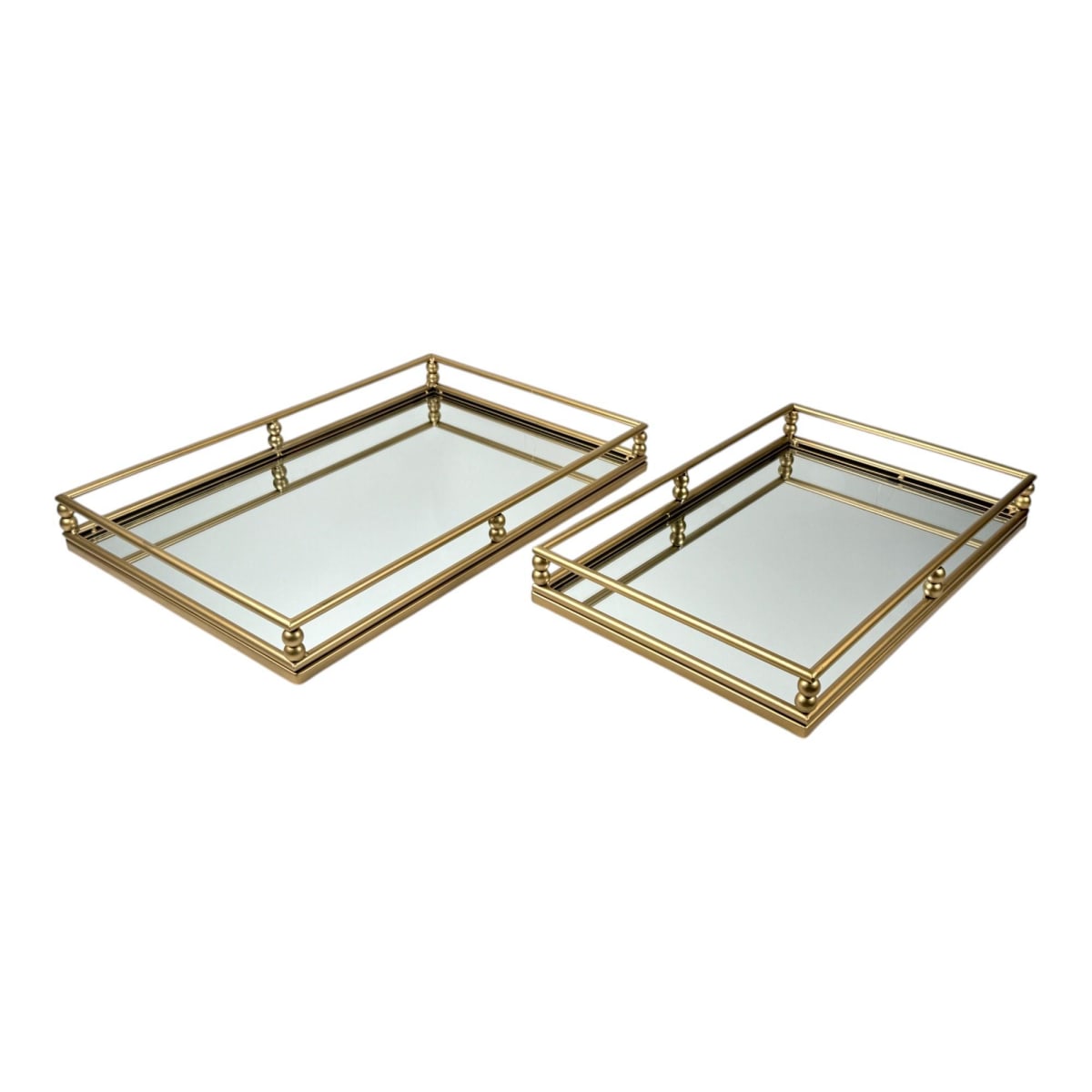 JUEGO DE BANDEJAS DECORATIVAS METÁLICAS GOLDEN2