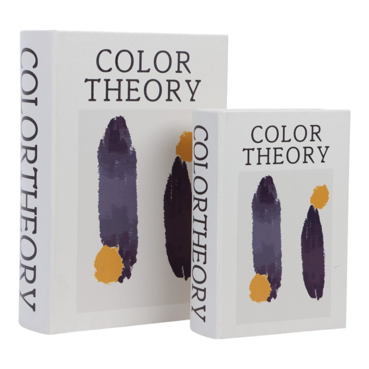 JUEGO DE LIBROS MDF 2PZ DECORATIVOS COLOR THEORY2