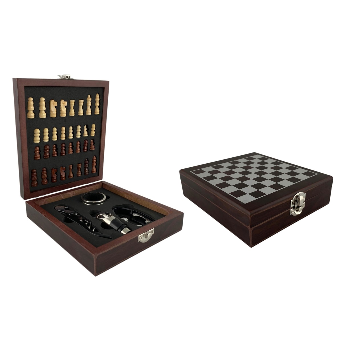 SET DE VINO CON JUEGO DE AJEDREZ EN CAJA DE MADERA2