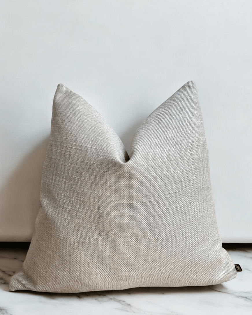 FUNDA DE COJÍN FLANDES SAND GREIGE