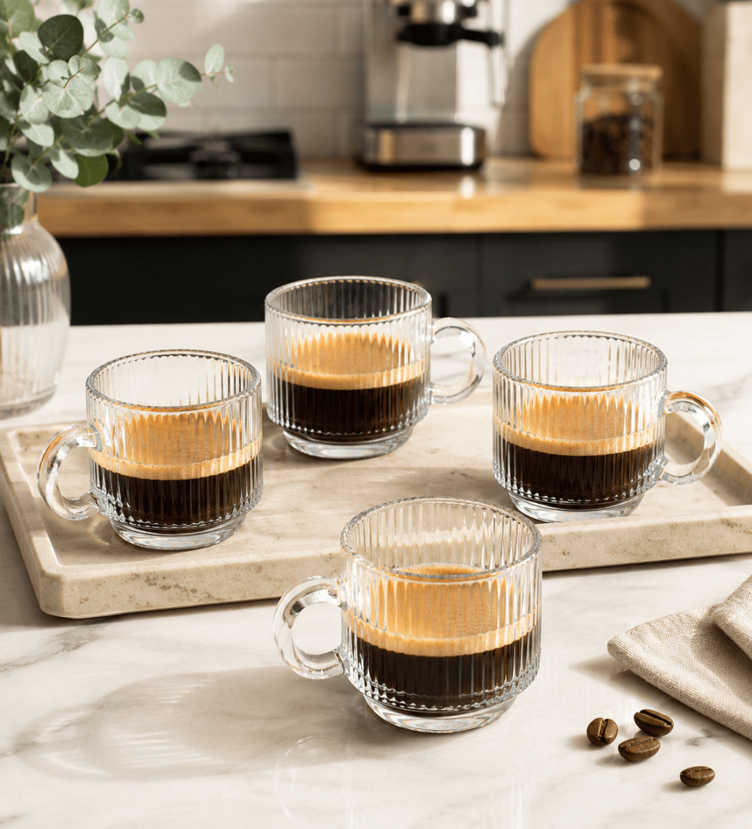 SET DE 4 TAZAS ESPRESSO ACANALADO1