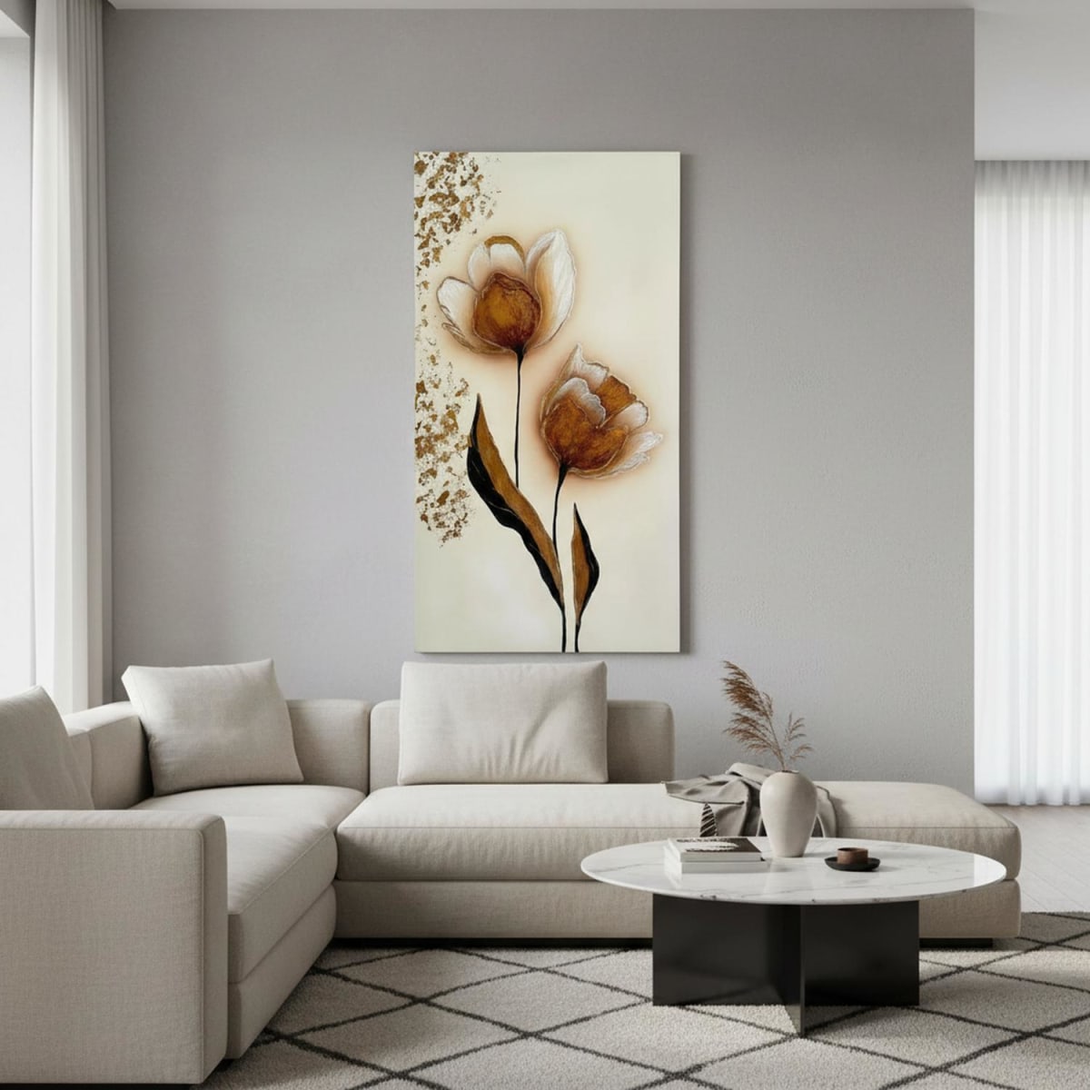 CUADRO FLORES DE OTOÑO