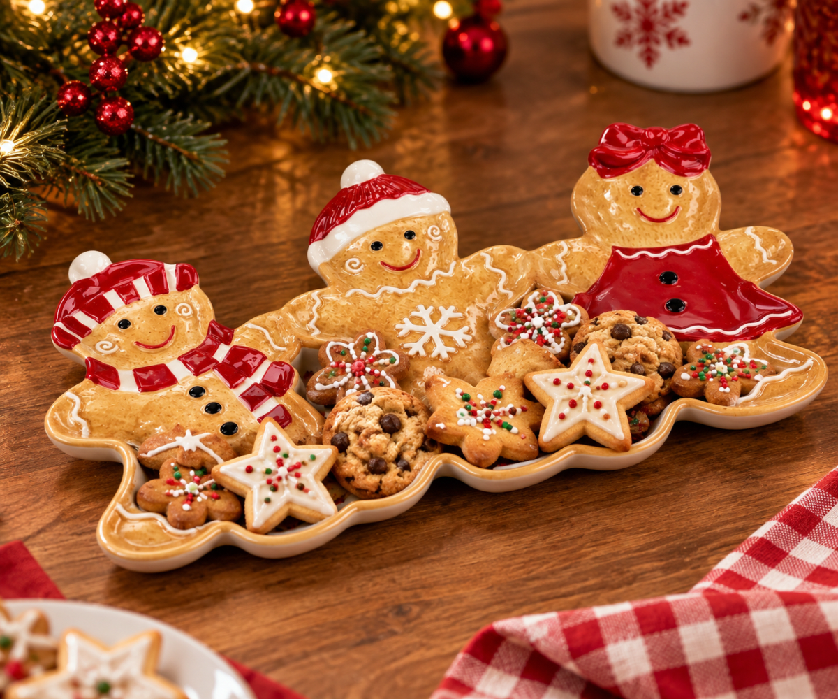BANDEJA NAVIDEÑA FAMILIA GINGERBREAD1