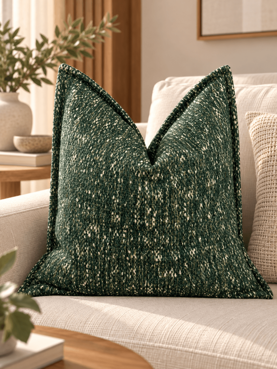FUNDA DE COJÍN VERDE BOSCAGE