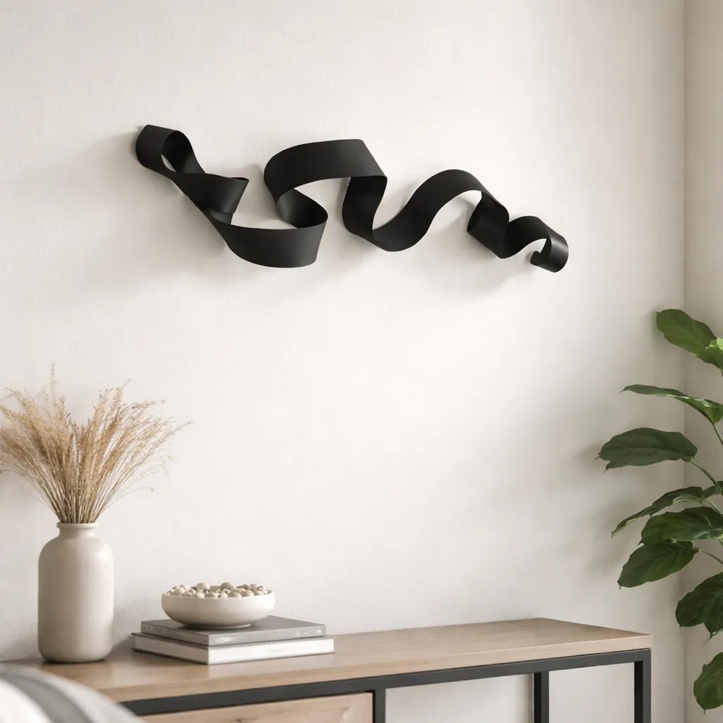 ESCULTURA DE PARED CURLY BLACK1