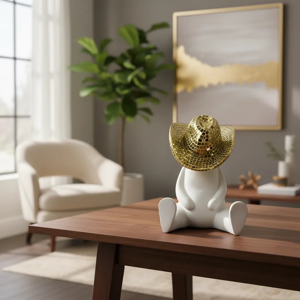 ADORNO OSO COWBOY MOSAIC1