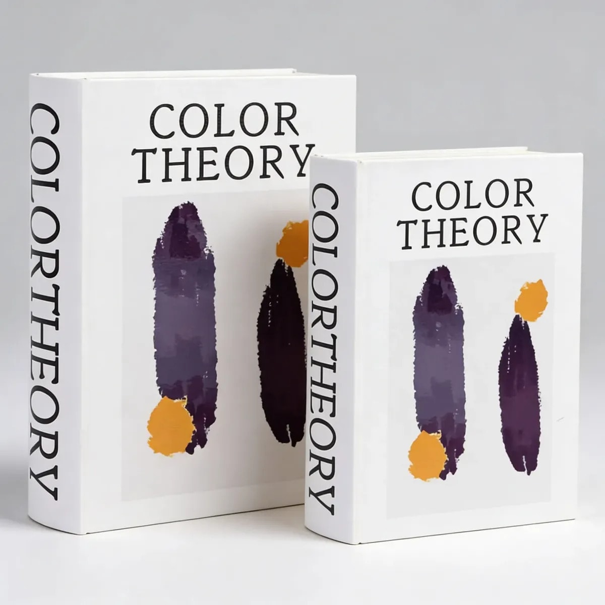 JUEGO DE LIBROS MDF 2PZ DECORATIVOS COLOR THEORY