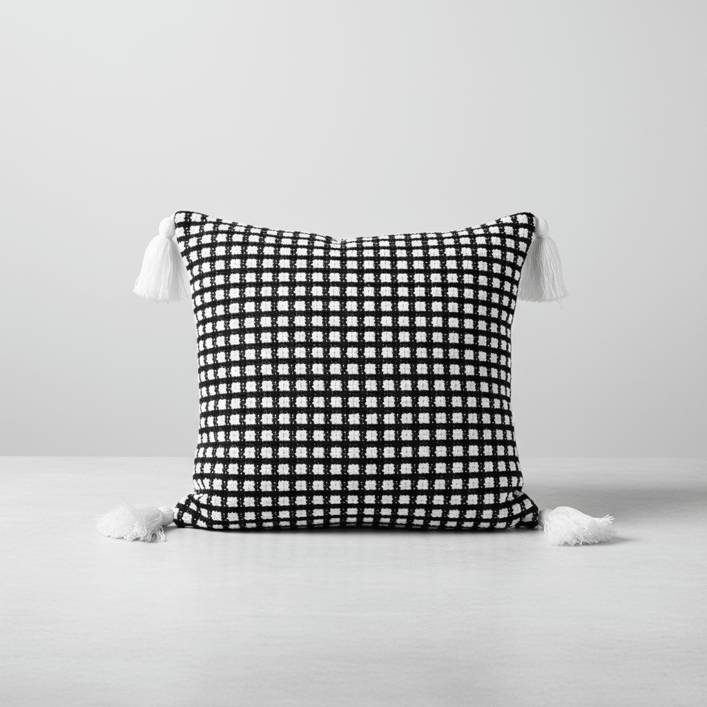 COJÍN AJEDREZ BOHEMIAM