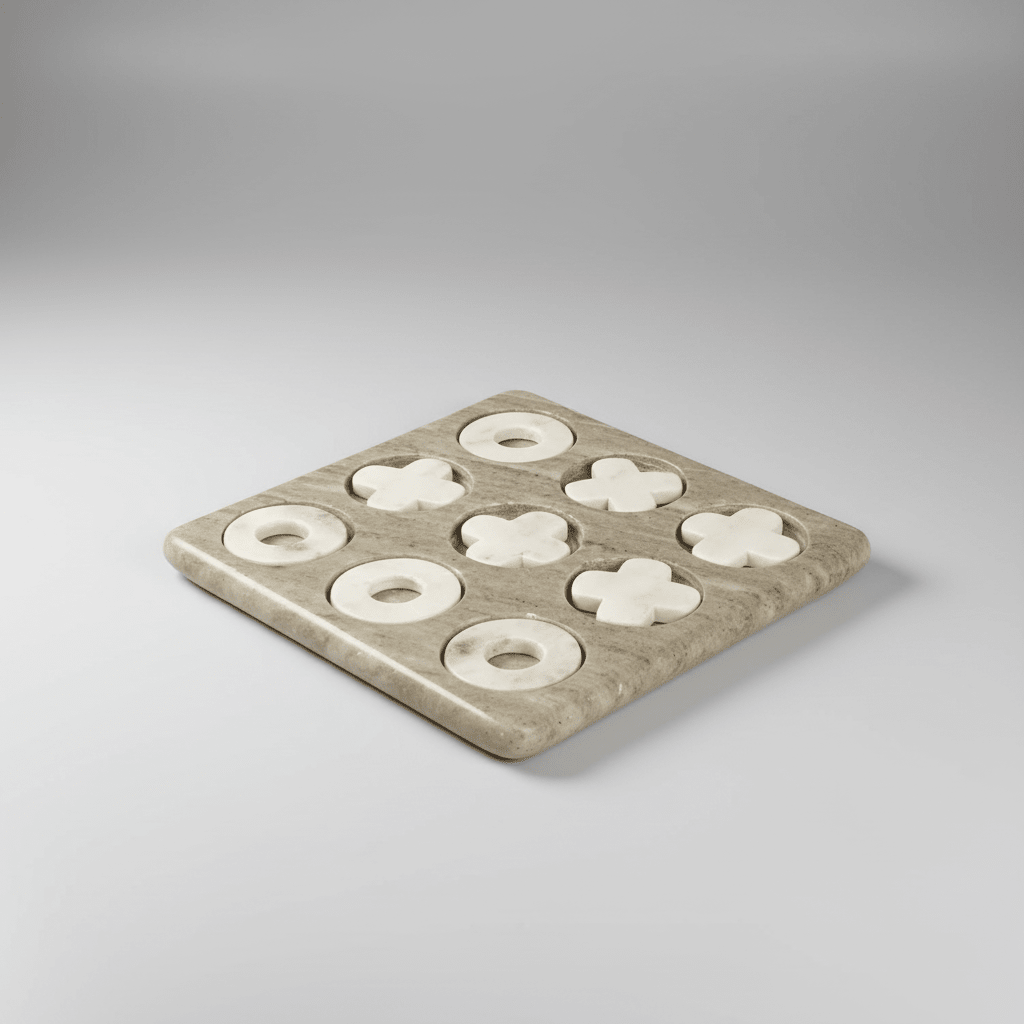 JUEGO TIC TAC TOE MICHI MÁRMOL XOXO2
