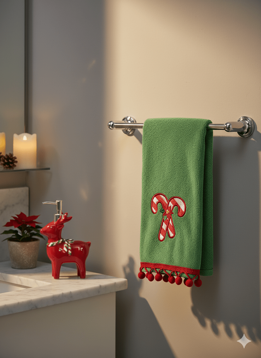 TOALLA DE MANO NAVIDEÑO