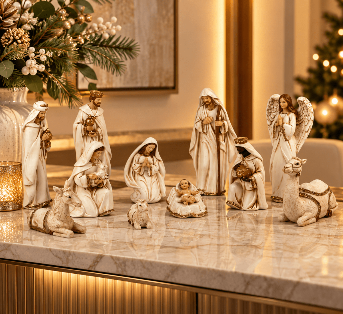 NACIMIENTO NAVIDEÑO SAGRADA FAMILIA 11 PIEZAS1