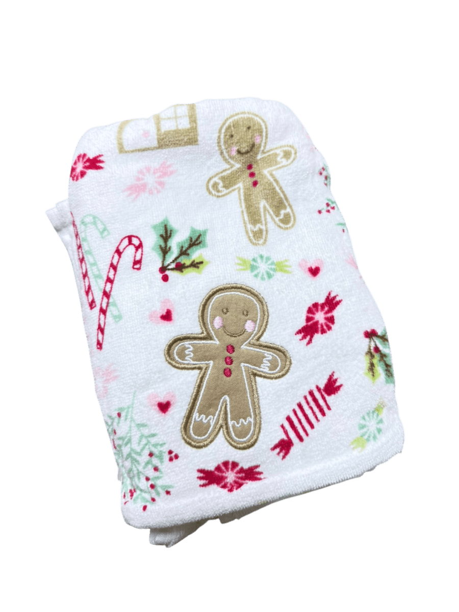 PACK DE 2 TOALLAS NAVIDEÑAS GINGERBREAD & JOY3