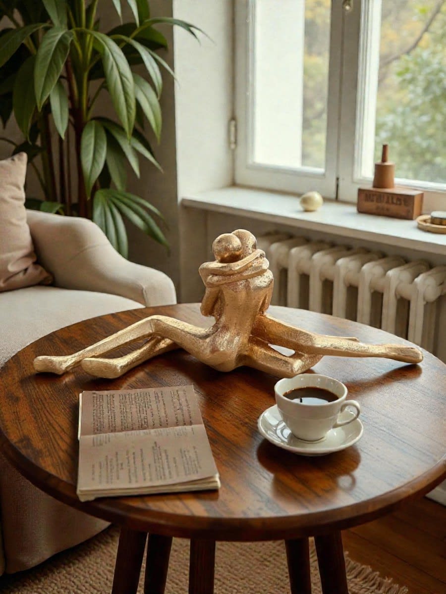 ADORNO PAREJA ABRAZADA