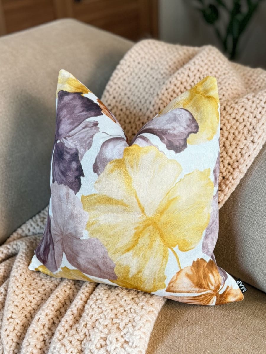 FUNDA DE COJÍN AMBARINA