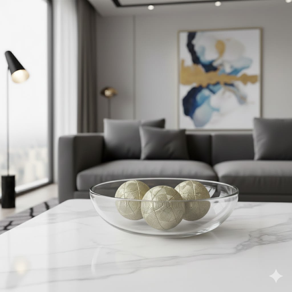 JUEGO DE ESFERAS DECORATIVAS STARDUST 3PCS2