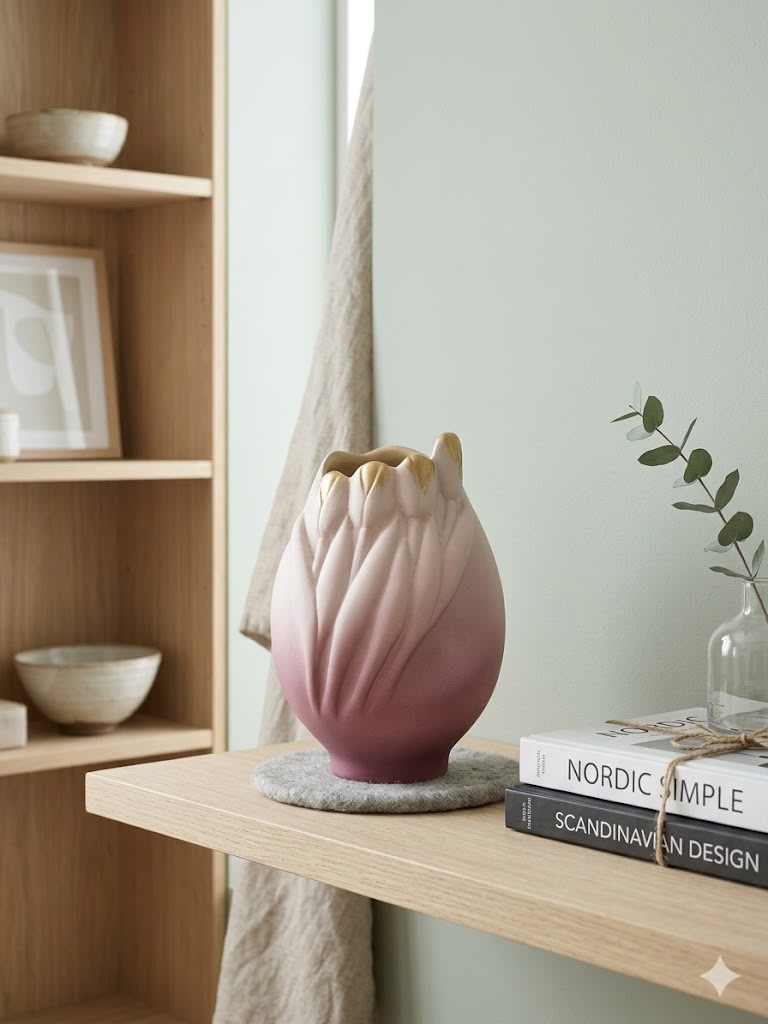 JARRÓN FLORERO TULIPAN ROSADO1