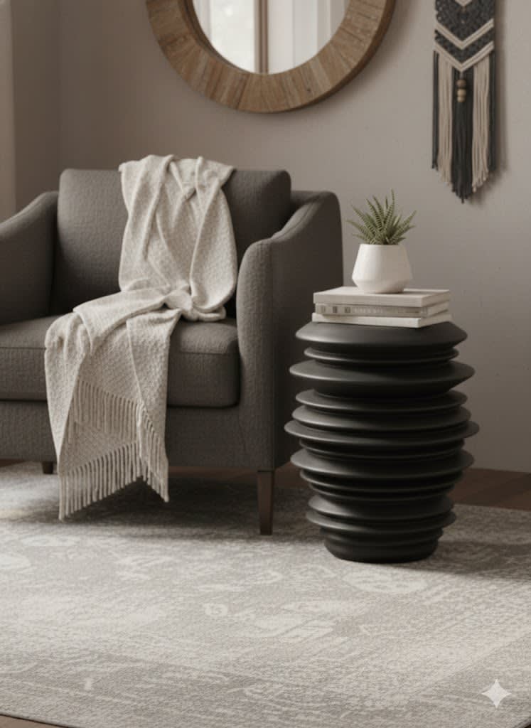 MESA AUXILIAR LATERAL HELICOIDAL