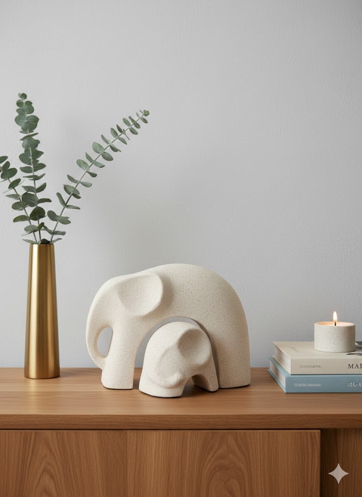 ADORNO ELEFANTES MAMA BEBE1